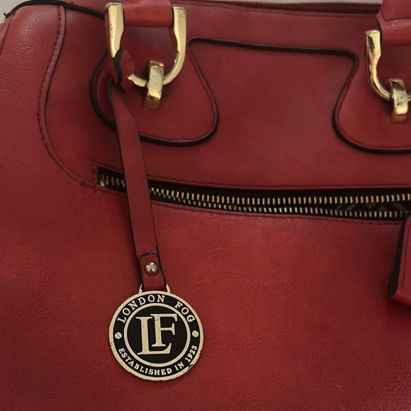 London Fog Deep Orange Handbag - Picture 2 of 7